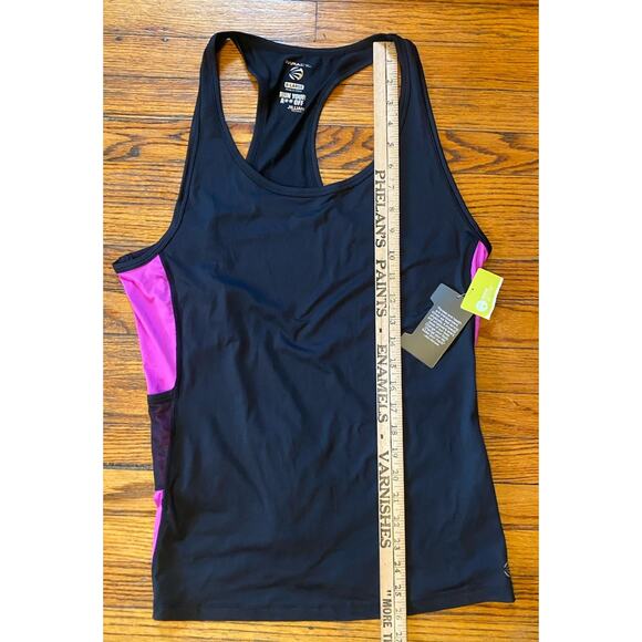 NWT Impact Racerback Tank Shirt Women’s XL Black - Picture 4 of 5